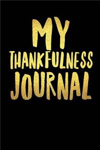 My Thankfulness Journal