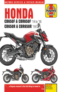 Honda Cb650f & Cbr650f '14 to '18 and Cb650r & Cbr650r '19