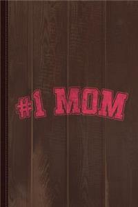 Number One Mom Vintage Journal Notebook