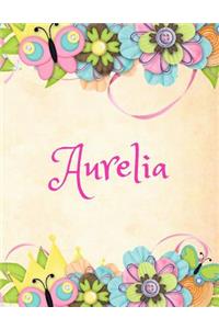 Aurelia: Personalized Name Journal Composition Notebook