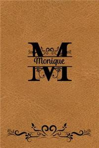 Split Letter Personalized Name Journal - Monique