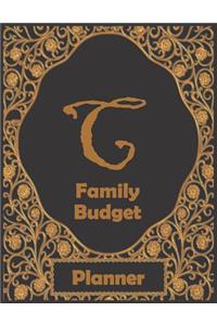 C Family Budget Planner