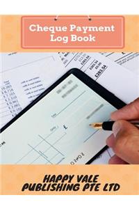 Cheque Payment Log Book