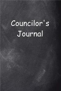 Councilor's Journal Chalkboard Design