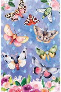 Bullet Journal for Nature Lovers Butterflies and Moths in Flowers