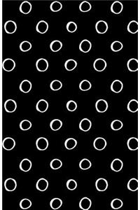 Bullet Journal Small White Circles on Black