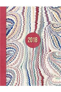 2018 Diary Red Design