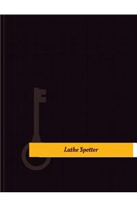 Lathe Spotter Work Log