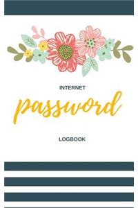 Internet Password LogBook Journal