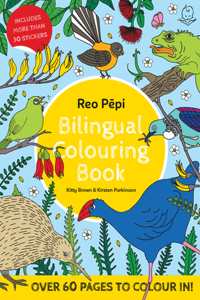 Reo Pepi Bilingual Colouring Book