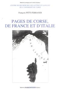 Pages de Corse, de France Et d'Italie