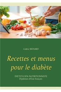 Recettes et menus pour le diabète