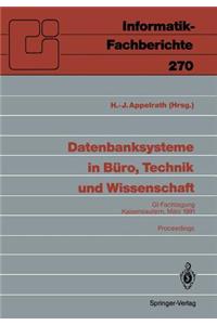 Datenbanksysteme in Büro, Technik Und Wissenschaft