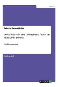 Effektivität von Therapeutic Touch im klinischen Bereich