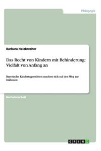 Recht von Kindern mit Behinderung