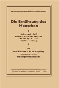 Die Ernährung Des Menschen