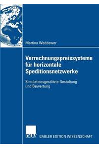 Verrechnungspreissysteme Für Horizontale Speditionsnetzwerke