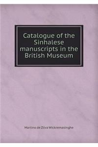 Catalogue of the Sinhalese Manuscripts in the British Museum