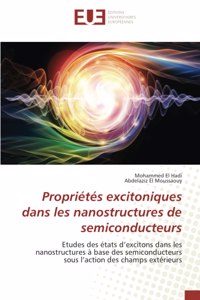 Propriétés excitoniques dans les nanostructures de semiconducteurs