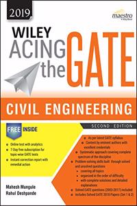 Wiley Acing the GATE: Civil Engineering (Reprint 2019)