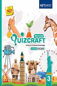 Quizcraft Class 3 (A Course in General Knowledge Includes Life Skills) NEP Compliant - Blueprint Education