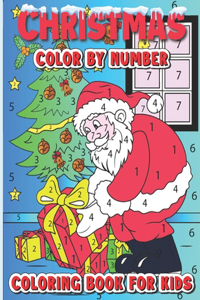 Christmas Colour By Number Coloring Book For Kids