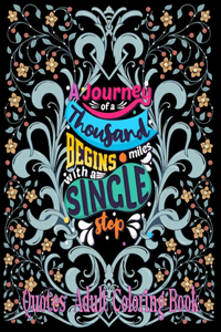 Quotes Adult coloring book