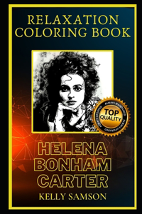 Helena Bonham Carter Relaxation Coloring Book