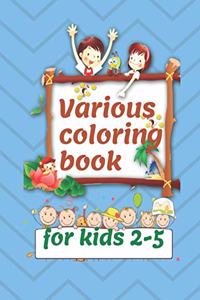 various coloring book