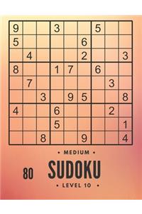 80 Medium sudoku level 10