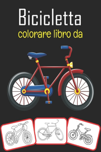 Bicicletta colorare libro da