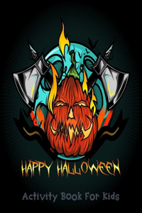 Happy halloween activity book for kids