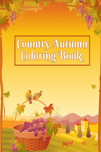 Country Autumn Coloring Book