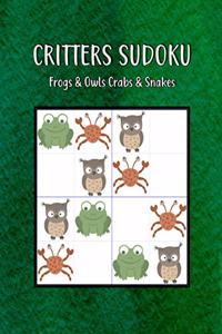 Critters Sudoku, Frogs & Owls, Crabs & Snakes