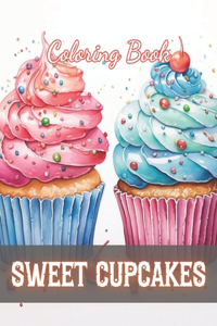 Sweet Cupcakes Coloring Book