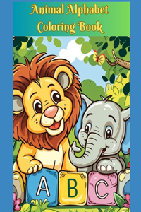 Animal Alphabet Coloring Book