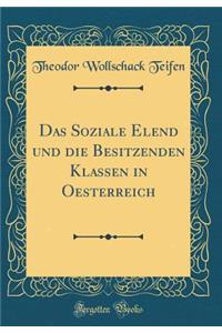 Das Soziale Elend und die Besitzenden Klassen in Oesterreich (Classic Reprint)