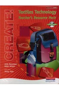 Create! Textiles Technology Teacher's Resource Pack and CD-ROM
