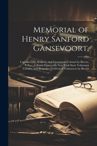 Memorial of Henry Sanford Gansevoort,