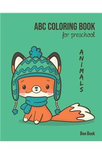 Animals ABC Coloring Book For Preschool