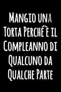 Mangio una Torta Perché è il Compleanno di Qualcuno da Qualche Parte
