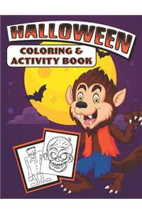 Halloween Coloring & Activity Book