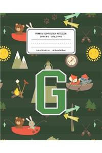 Primary Composition Notebook Grades K-2 Story Journal G