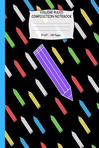College Ruled Composition Notebook