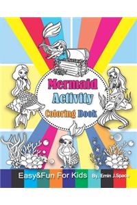 Mermaid Activity Coloring Book