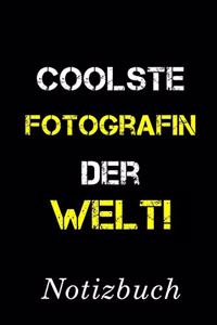 Coolste Fotografin Der Welt Notizbuch
