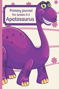 Primary Journal For Grades K-2 Apatosaurus