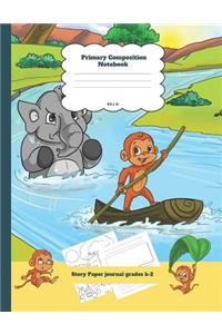 Primary Composition Notebook Story Paper Journal Grades K-2