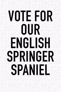 Vote for Our English Springer Spaniel