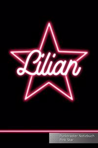 Lilian Punktraster Notizbuch Pink Star